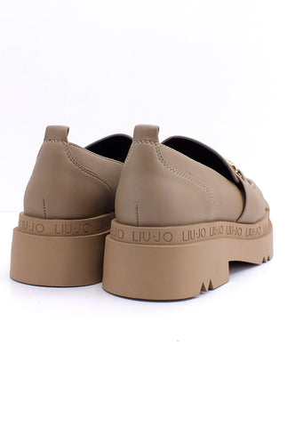 LIU JO Love 35 Mocassino Donna Beige Taupe SF2259EX014 - Sandrini Calzature e Abbigliamento