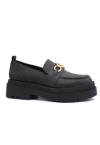 LIU JO Love 35 Mocassino Donna Black SF2259EX014 - Sandrini Calzature e Abbigliamento