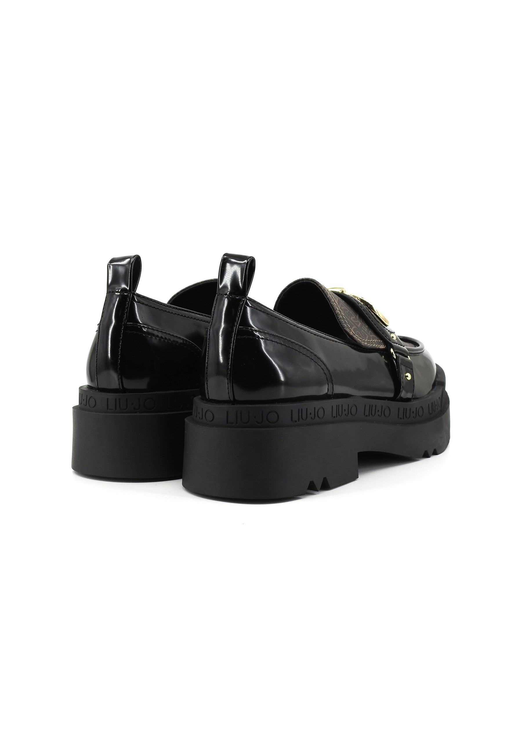 LIU JO Love 41 Mocassino Donna Black Brown SF3039EX219 - Sandrini Calzature e Abbigliamento