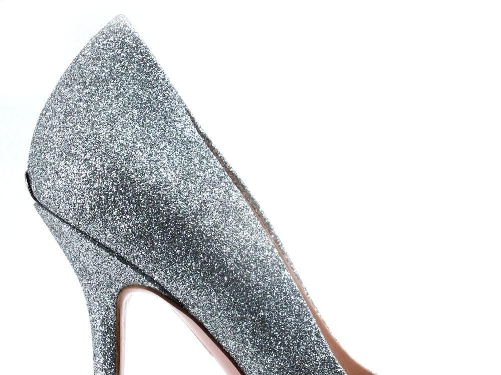 LIU JO Marilyn 11 Dècollète Glitter T105 Tacco Silver Argento SXX601TX007 - Sandrini Calzature e Abbigliamento