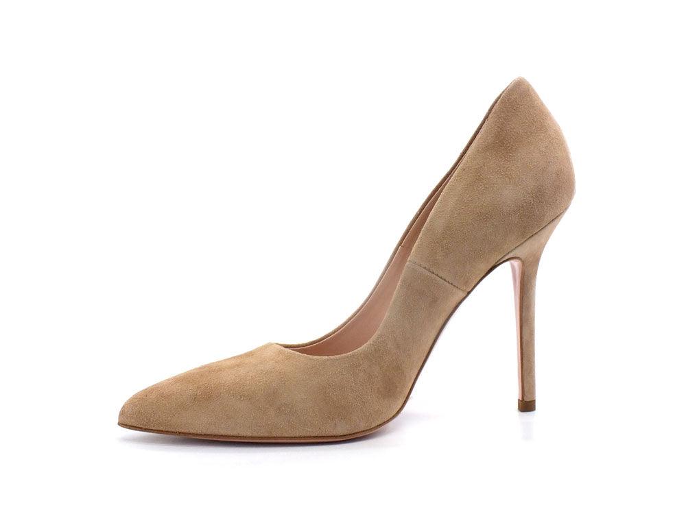 LIU JO Marilyn 11 Dècollète Suede T105 Tacco Beige Dakar SXX601P0021 - Sandrini Calzature e Abbigliamento