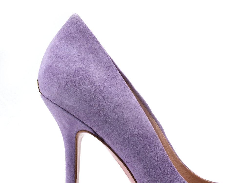 LIU JO Marilyn 11 Dècollète Suede T105 Tacco Viola Lilac SXX601P0021 - Sandrini Calzature e Abbigliamento