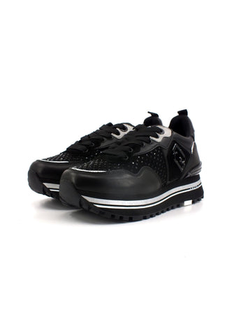 LIU JO Maxi Wonder 01 Sneaker Donna Black BF3003PX262 - Sandrini Calzature e Abbigliamento