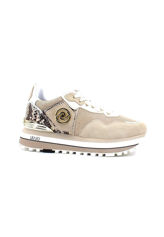LIU JO Maxi Wonder 01 Sneaker Donna Light Gold BA3013EX161 - Sandrini Calzature e Abbigliamento
