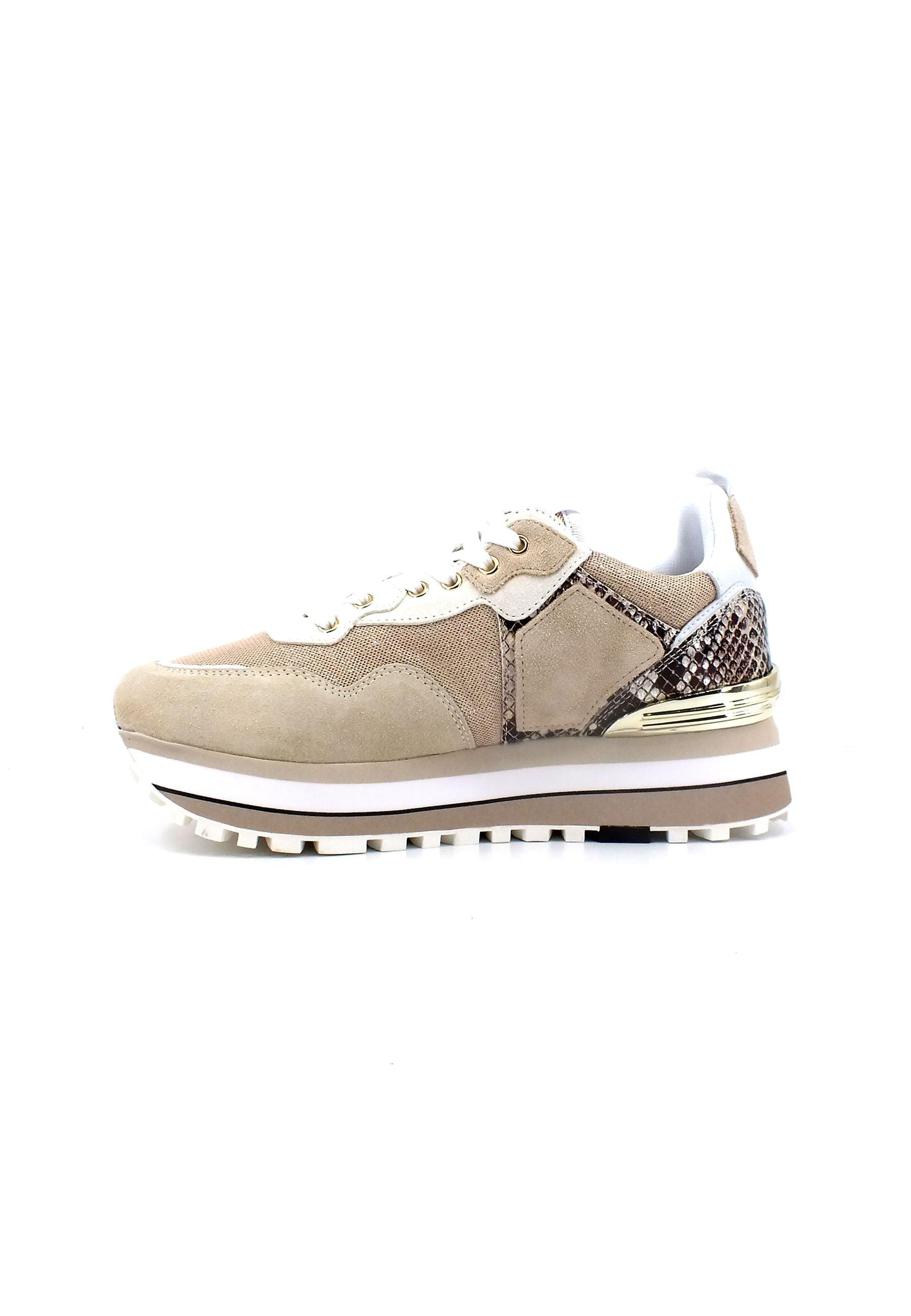 Liu Jo Sneakers Da Donna Maxi Wonder 01 Con Dettagli Dorati Bianco Argento Liu Jo Ba5013px602 Mesh White Liu Jo Sneakers Da Donna Maxi Wonder 01 Con Dettagli Dorati Bianco Argento Liu Jo Ba5013px602 Mesh White