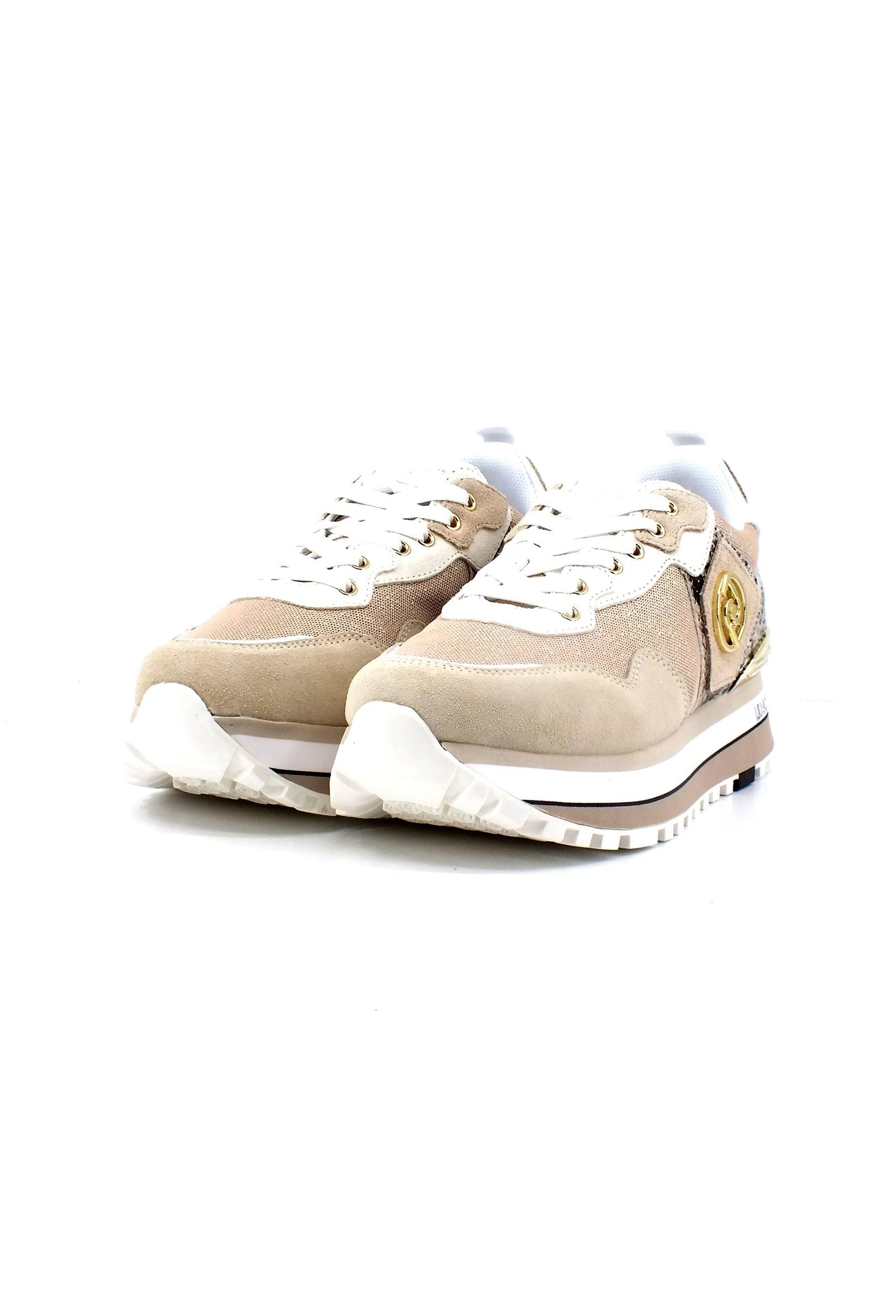 LIU JO Maxi Wonder 01 Sneaker Donna Light Gold BA3013EX161 - Sandrini Calzature e Abbigliamento