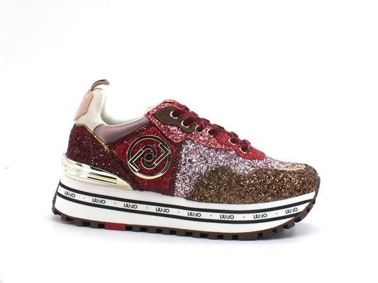 LIU JO Maxi Wonder 1 Sneaker Glitter - Sandrini Calzature e Abbigliamento