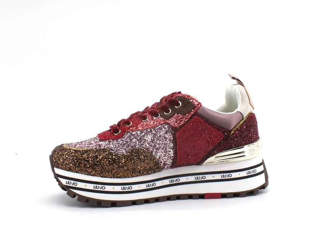 LIU JO Maxi Wonder 1 Sneaker Glitter - Sandrini Calzature e Abbigliamento