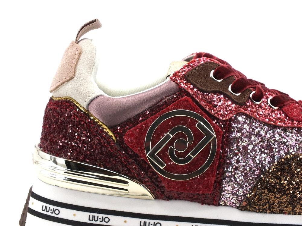 LIU JO Maxi Wonder 1 Sneaker Glitter - Sandrini Calzature e Abbigliamento