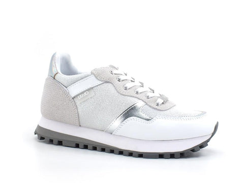 LIU JO Maxi Wonder 1 Sneaker Mesh Silver BA2027PX030 - Sandrini Calzature e Abbigliamento