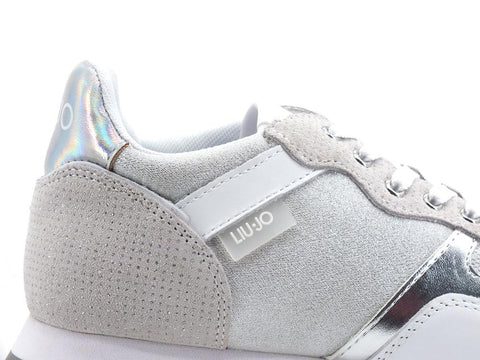 LIU JO Maxi Wonder 1 Sneaker Mesh Silver BA2027PX030 - Sandrini Calzature e Abbigliamento