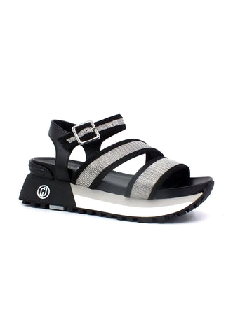 LIU JO Maxi Wonder 15 Sandalo Donna Black BA3159EX135 - Sandrini Calzature e Abbigliamento