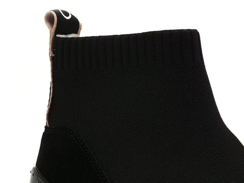 LIU JO Maxi Wonder 23 Sneaker Elastic Calzino Black BA1067TX022 - Sandrini Calzature e Abbigliamento