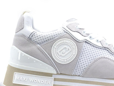 LIU JO Maxi Wonder 24 Sneaker Cow Bicolor White BA2053PX027 - Sandrini Calzature e Abbigliamento