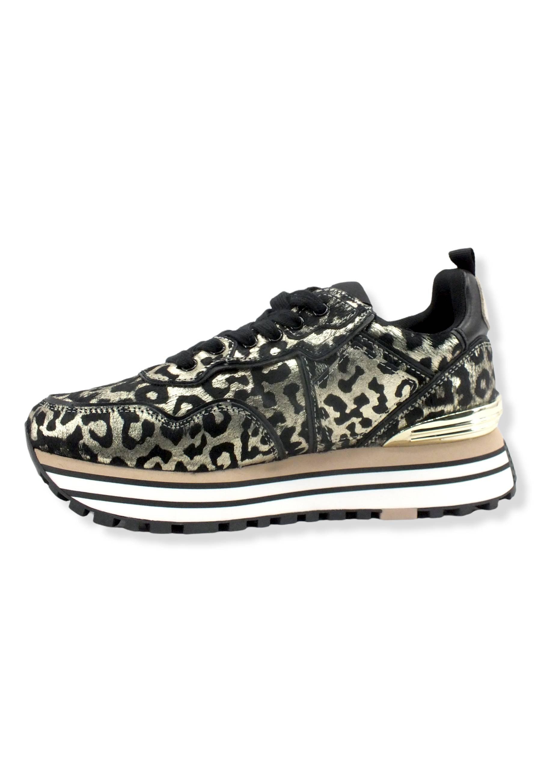 LIU JO Maxi Wonder 24 Sneaker Donna Animalier Light Gold BF2103PX293 - Sandrini Calzature e Abbigliamento