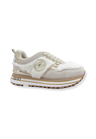 LIU JO Maxi Wonder 48 Sneaker Pelo Donna White BF2113PX295 - Sandrini Calzature e Abbigliamento