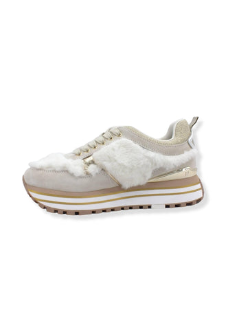 LIU JO Maxi Wonder 48 Sneaker Pelo Donna White BF2113PX295 - Sandrini Calzature e Abbigliamento