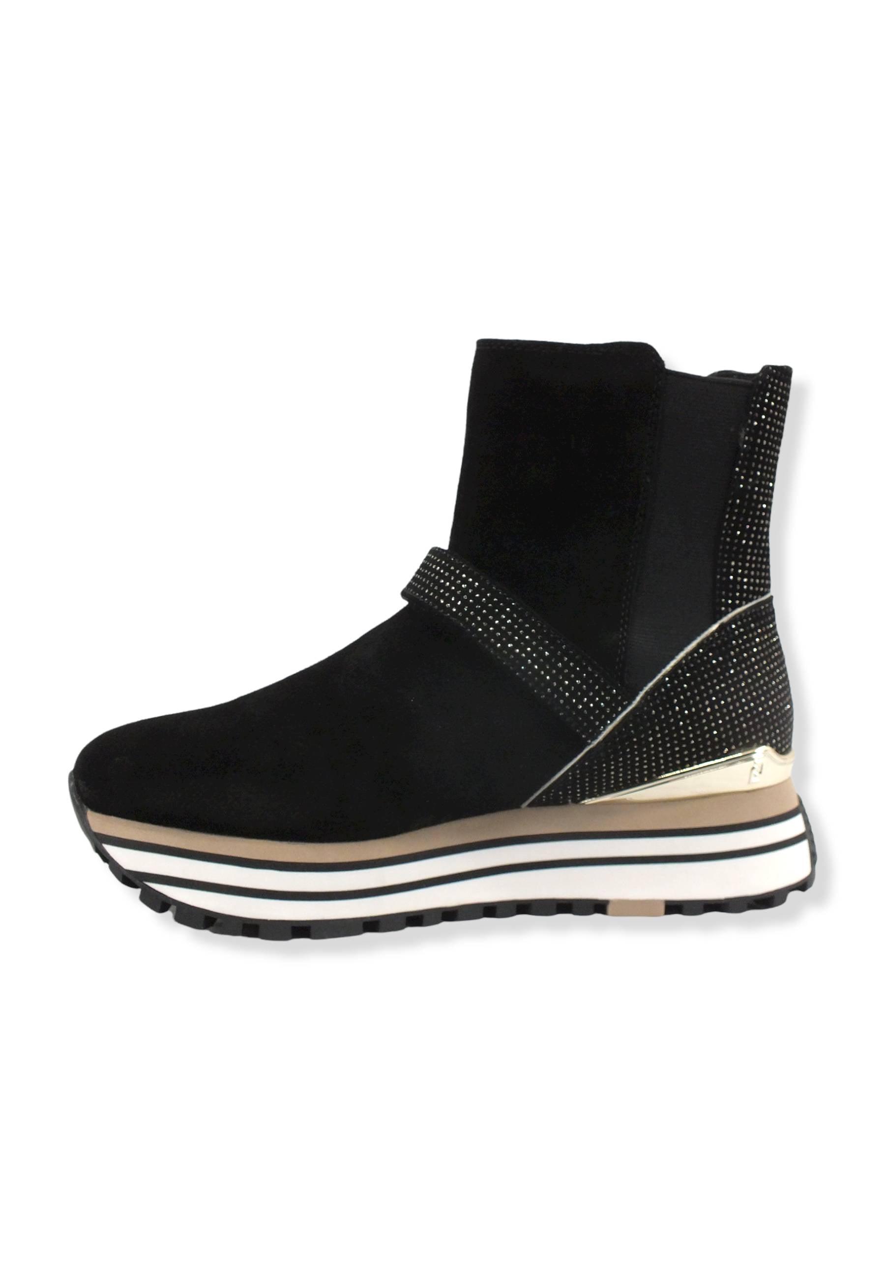 LIU JO Maxi Wonder 49 Sock Sneaker Donna Black BF2111PX257 - Sandrini Calzature e Abbigliamento