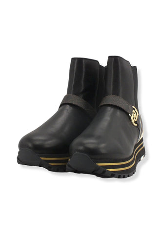 LIU JO Maxi Wonder 49 Sock Sneaker Donna Black Brown BF2111PX141 - Sandrini Calzature e Abbigliamento