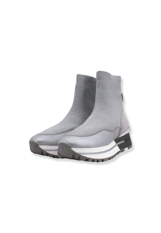 LIU JO Maxi Wonder 51 Sneaker Calzino Donna Silver BF2109TX234 - Sandrini Calzature e Abbigliamento
