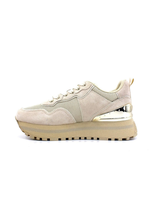 LIU JO Maxi Wonder 52 Sneaker Donna Egg Shell Beige BF3011PX027 - Sandrini Calzature e Abbigliamento