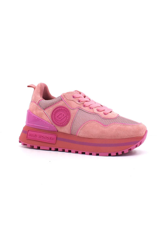 LIU JO Maxi Wonder 52 Sneaker Donna Pink Ray BA3085PX027 - Sandrini Calzature e Abbigliamento