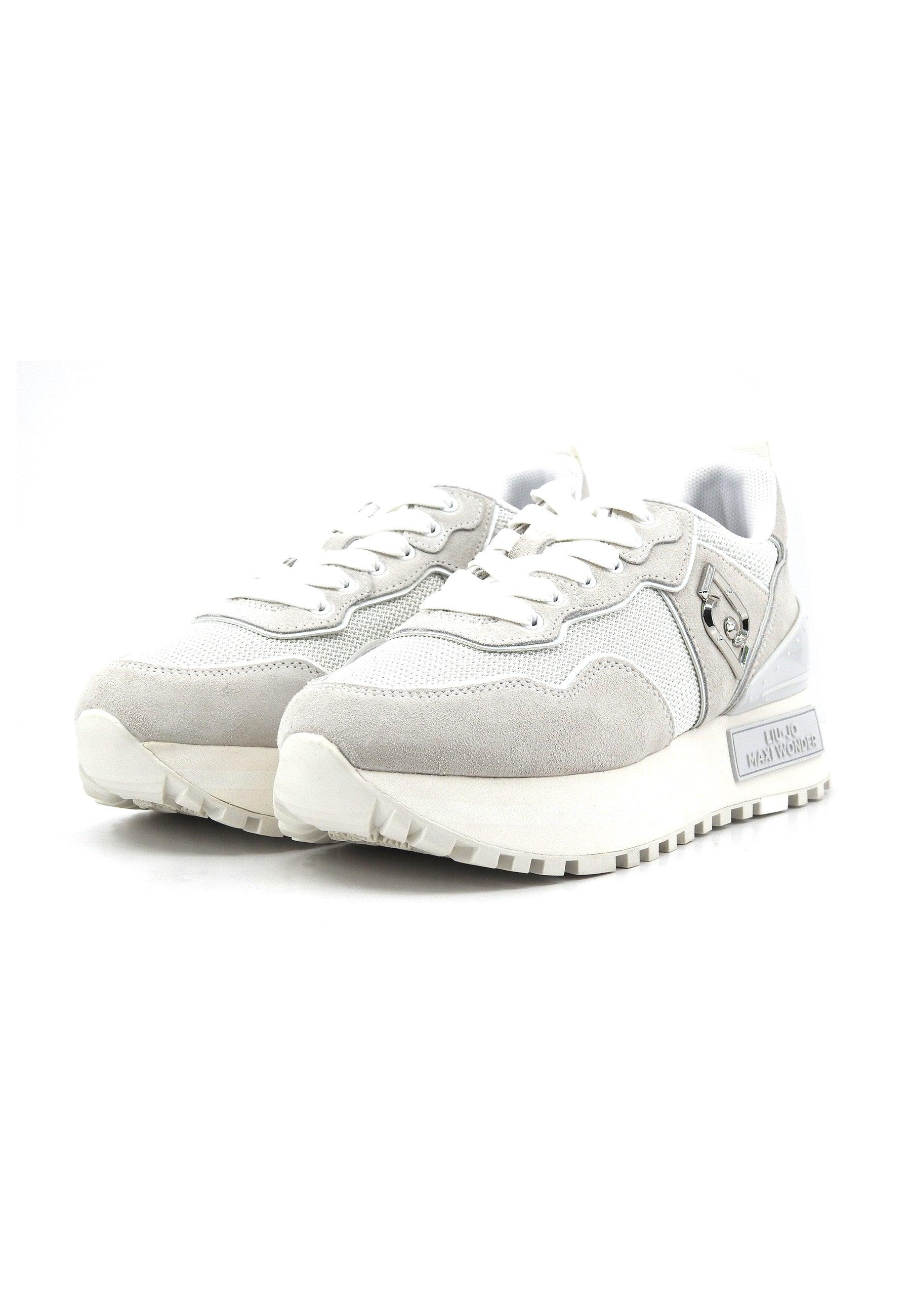 LIU JO Maxi Wonder 52 Sneaker Donna Purity Bianco BF3011PX027 - Sandrini Calzature e Abbigliamento