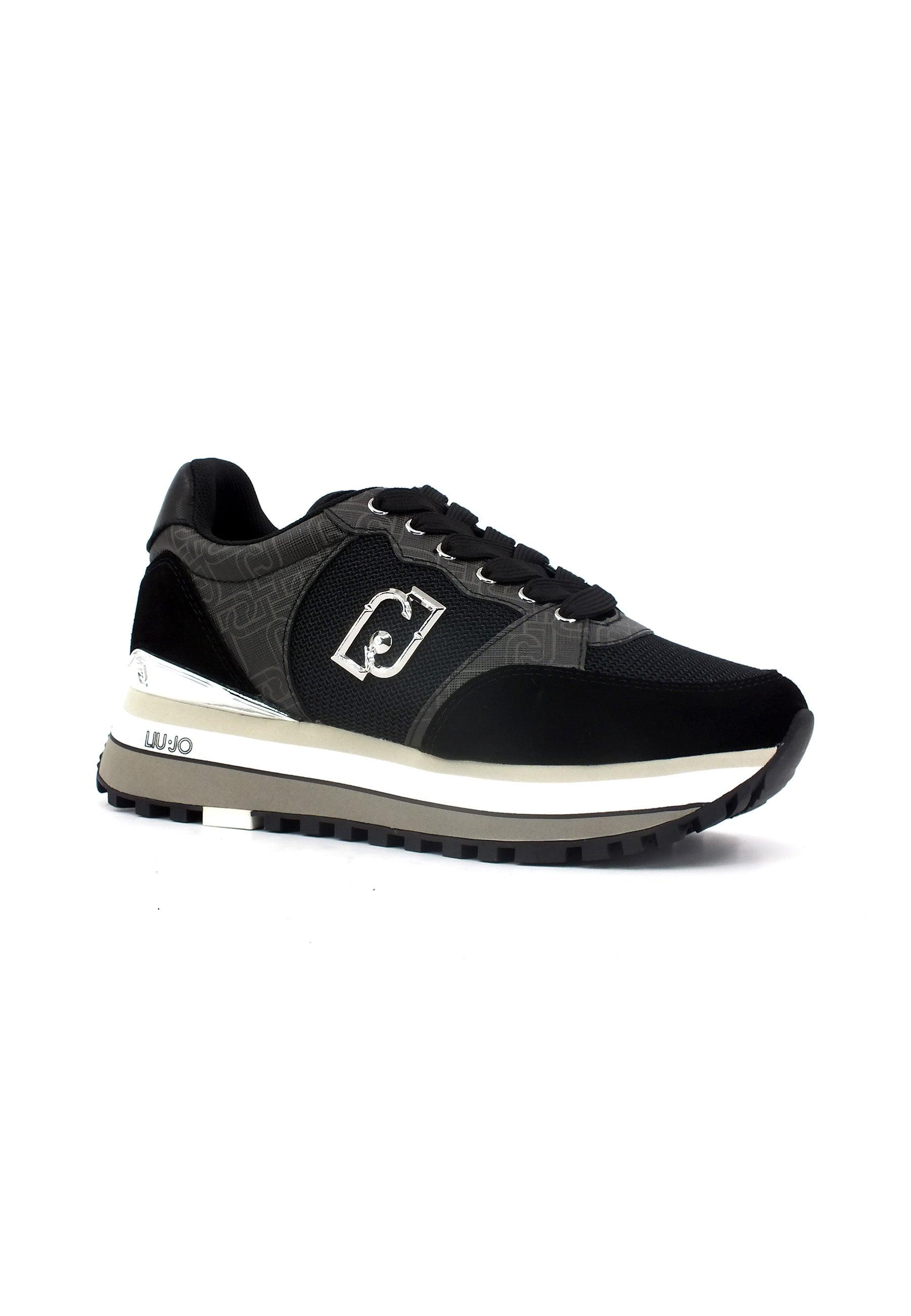 LIU JO Maxi Wonder 57 Sneaker Donna Black BF3007PX165 - Sandrini Calzature e Abbigliamento