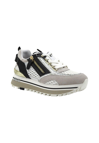 LIU JO Maxi Wonder 72 Sneaker Donna White Black BA4057TX258 - Sandrini Calzature e Abbigliamento