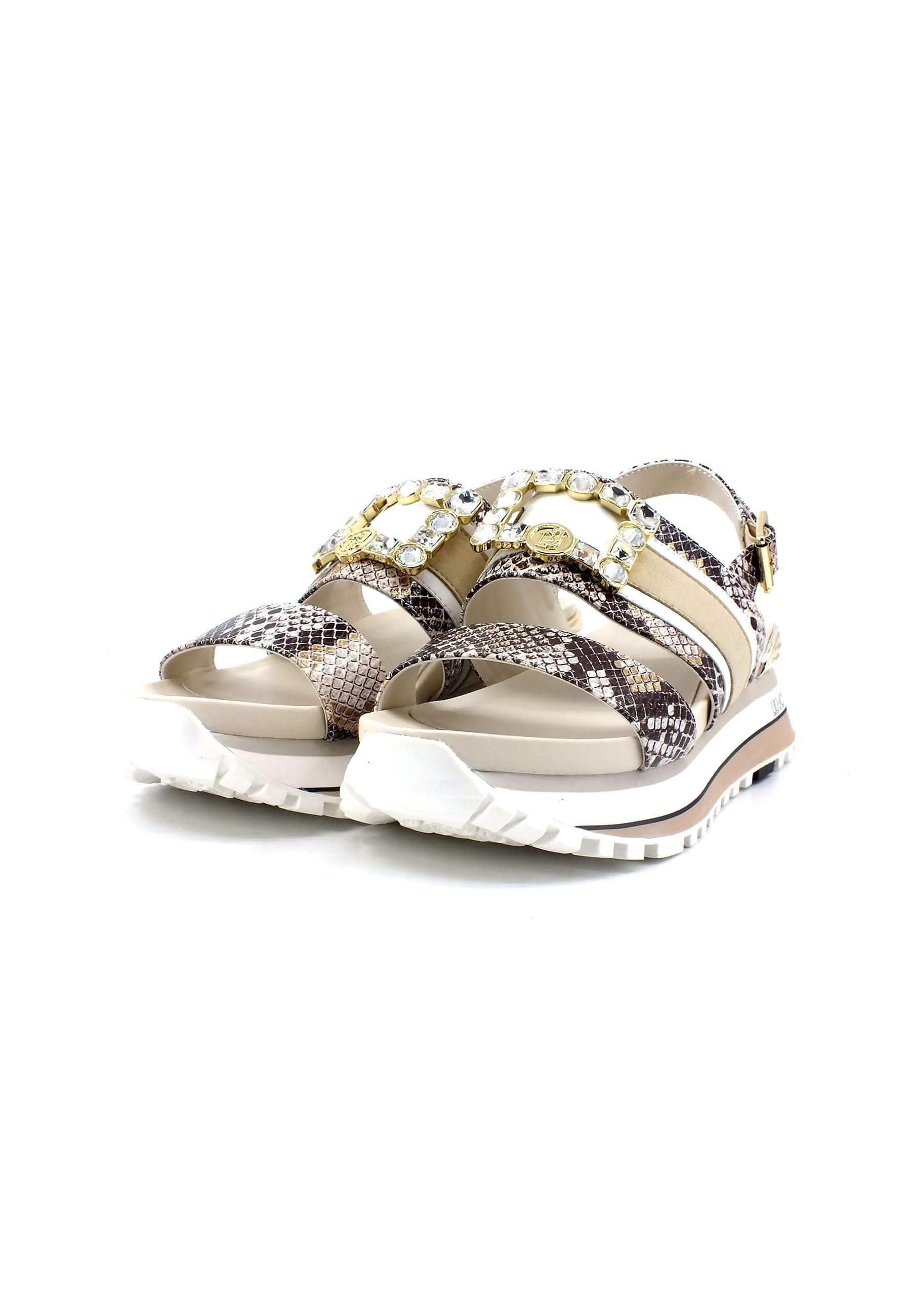 LIU JO Maxi Wonder Sandalo Donna Sand Fantasia BA3161EX005 - Sandrini Calzature e Abbigliamento