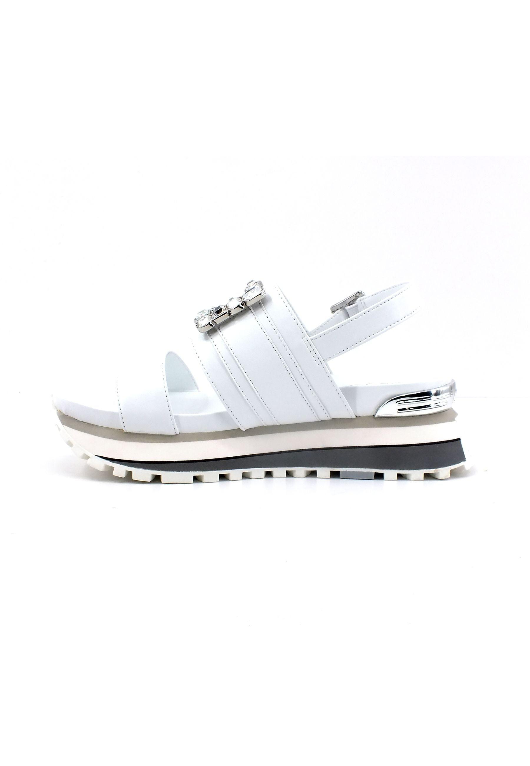 LIU JO Maxi Wonder Sandalo Donna White BA3161EX014 - Sandrini Calzature e Abbigliamento