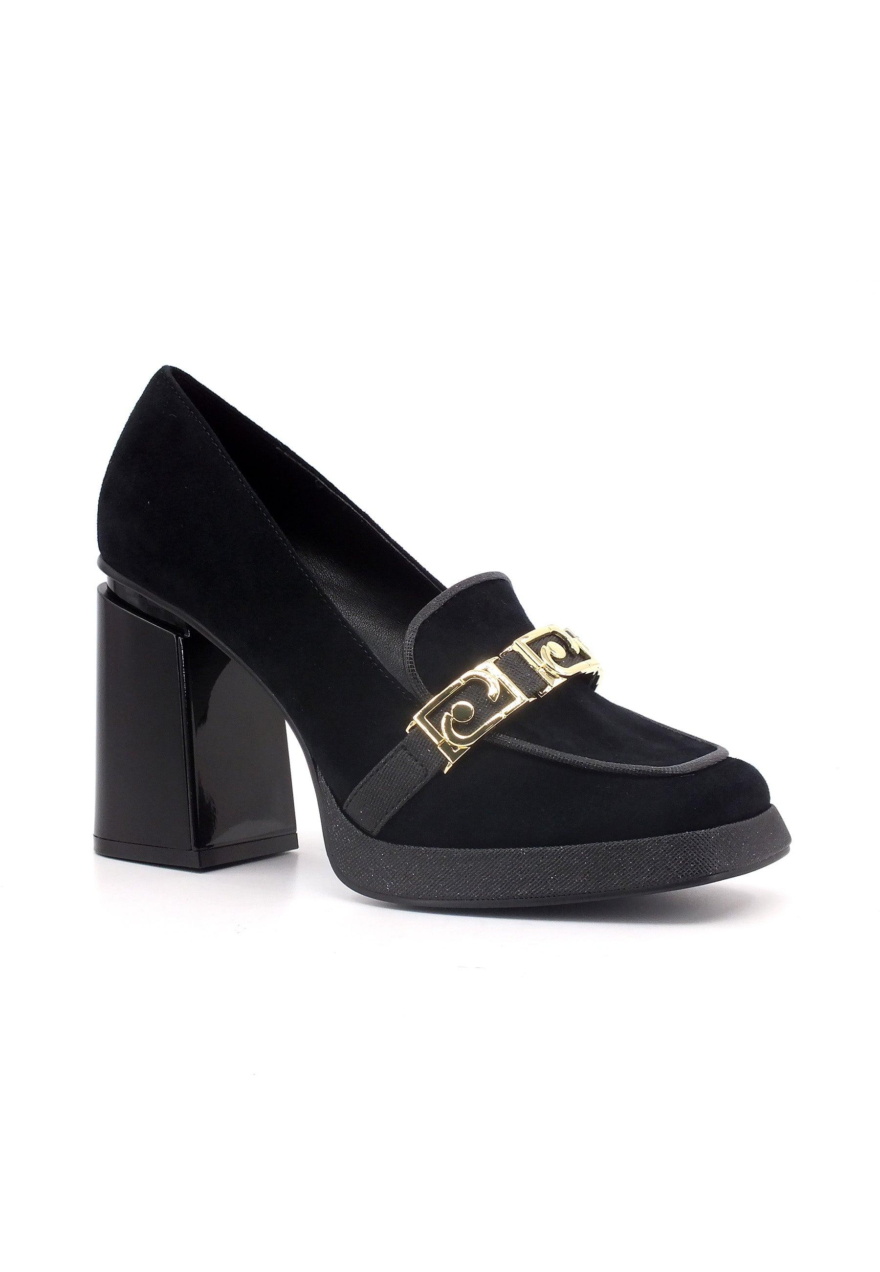LIU JO Nana 01 Mocassino Tacco Donna Black SF3155P0021 - Sandrini Calzature e Abbigliamento