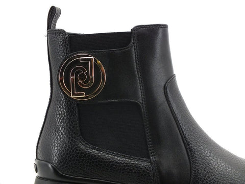 LIU JO New Nancy 45 Bootie Stivaletto Logo Black SF1053P0102 - Sandrini Calzature e Abbigliamento