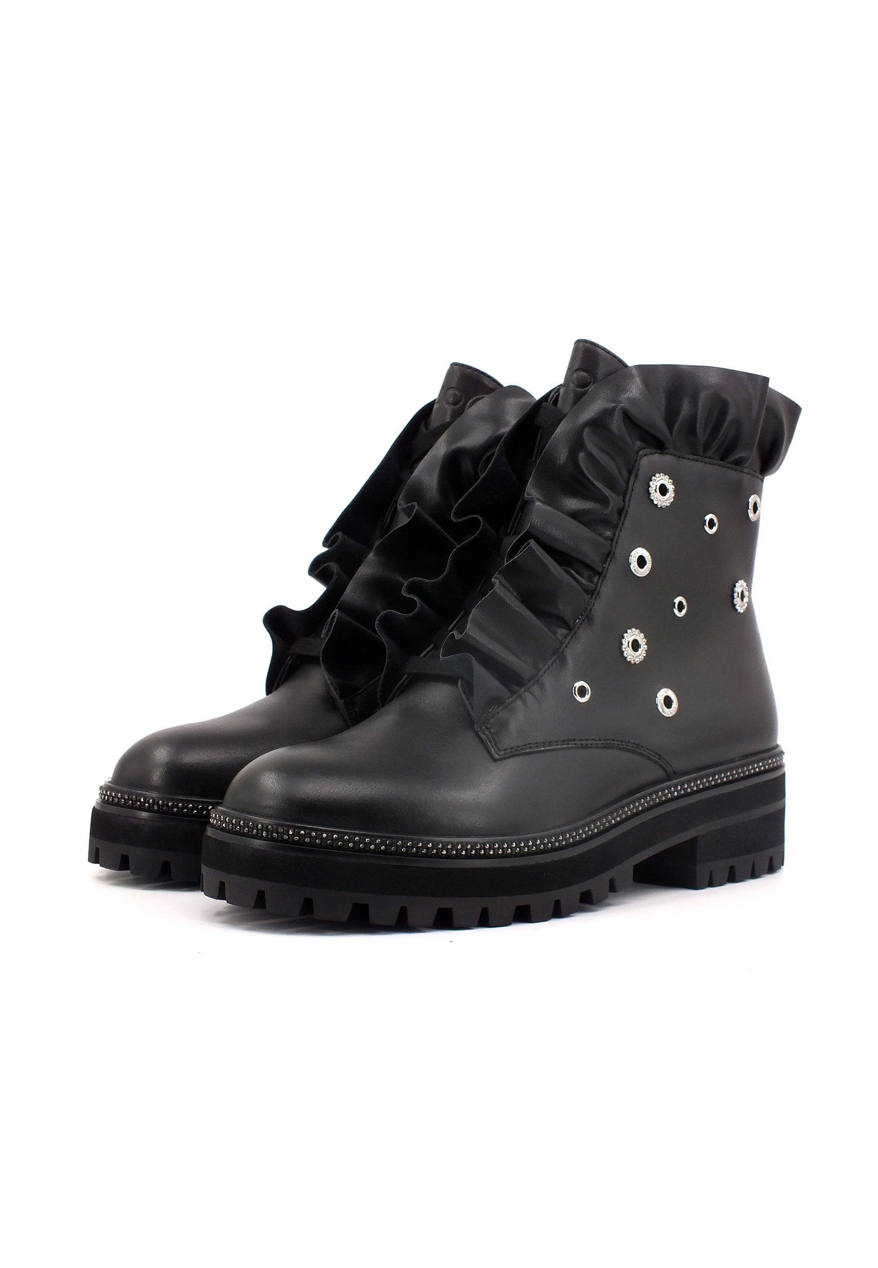 LIU JO Pink 148 Stivaletto Anfibio Donna Black SF3073P0102 - Sandrini Calzature e Abbigliamento