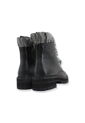 LIU JO Pink 148 Strass Anfibio Donna Black SF2041P0102 - Sandrini Calzature e Abbigliamento