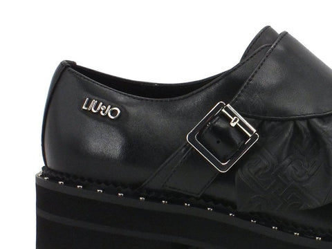 LIU JO Pink 155 Derby Mocassino Black SF0185P0062 - Sandrini Calzature e Abbigliamento