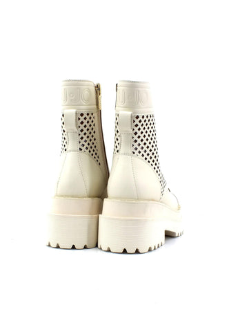 LIU JO Purple 34 Stivaletto Biker Traforato Donna Coffe Cream SA3133EX174 - Sandrini Calzature e Abbigliamento