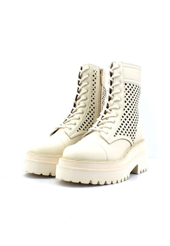 LIU JO Purple 34 Stivaletto Biker Traforato Donna Coffe Cream SA3133EX174 - Sandrini Calzature e Abbigliamento