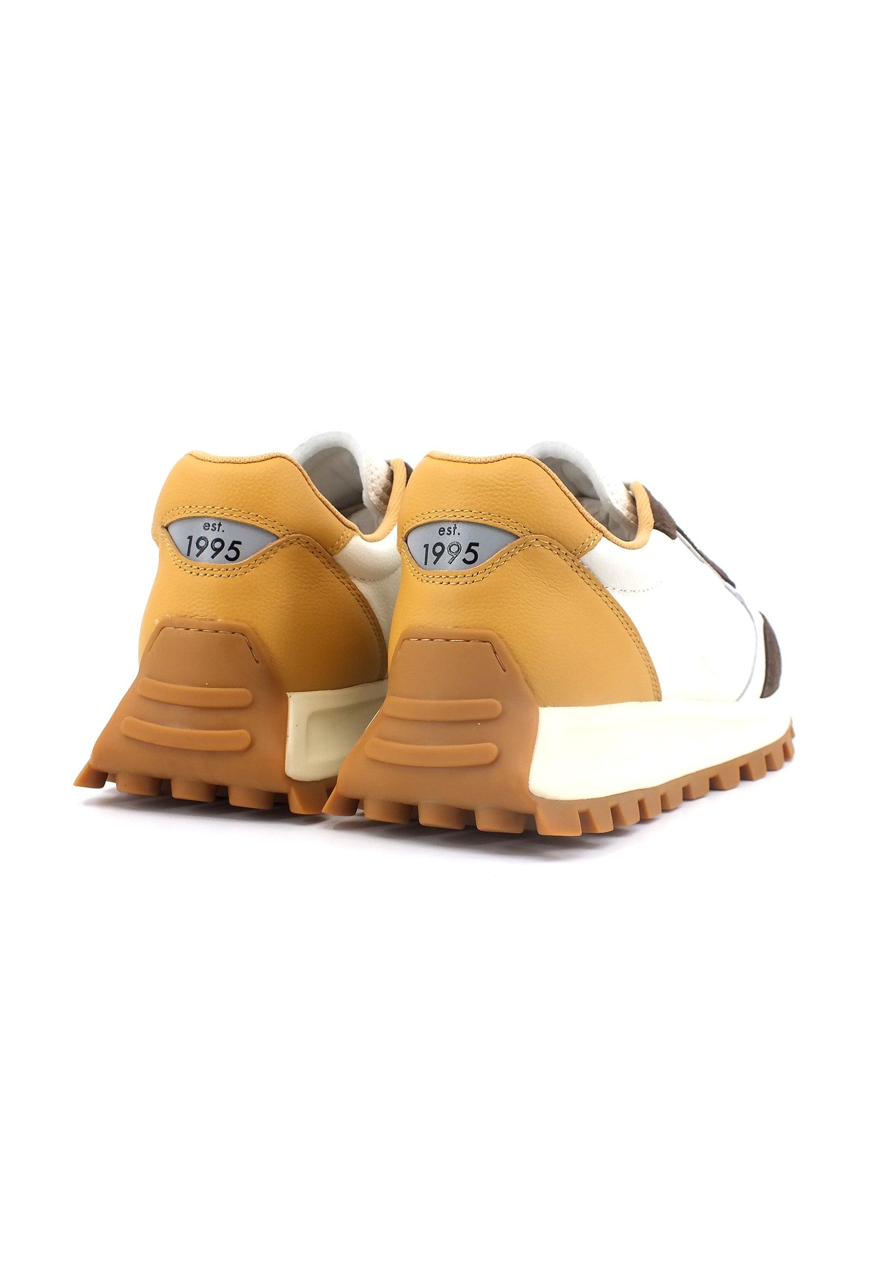 LIU JO Running 01 Sneaker Uomo Off White Brown 7G3005PX404 - Sandrini Calzature e Abbigliamento
