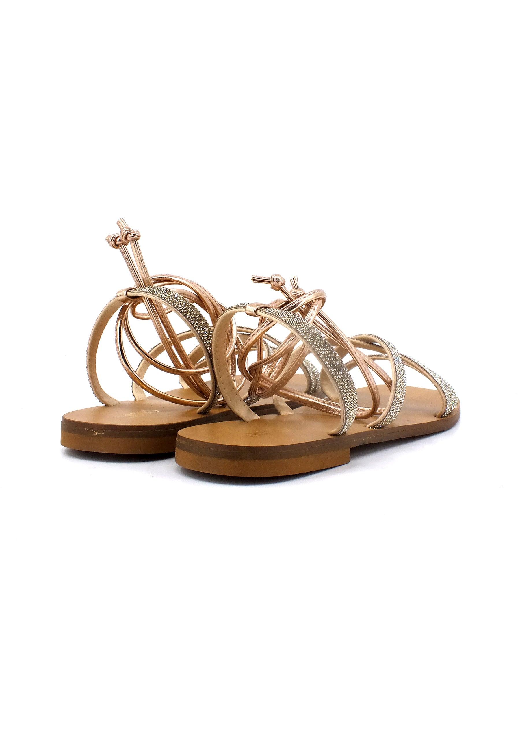 LIU JO Saba 05 Sandalo Donna Oro Champagne SA3149T0380 - Sandrini Calzature e Abbigliamento