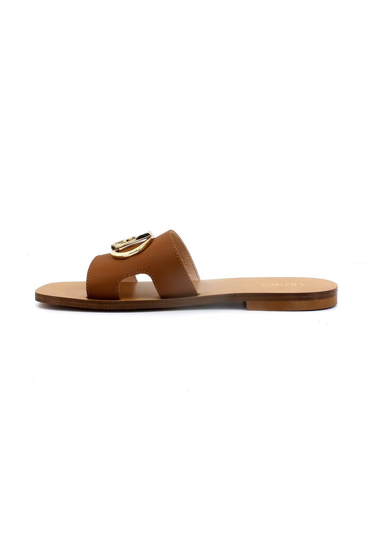 LIU JO Saba 06 Ciabatta Slipper Calf Donna Brandy SA3151P0102 - Sandrini Calzature e Abbigliamento