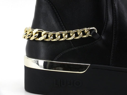 LIU JO Silvia 45 Stivale Pelle Retro Catena - Sandrini Calzature e Abbigliamento