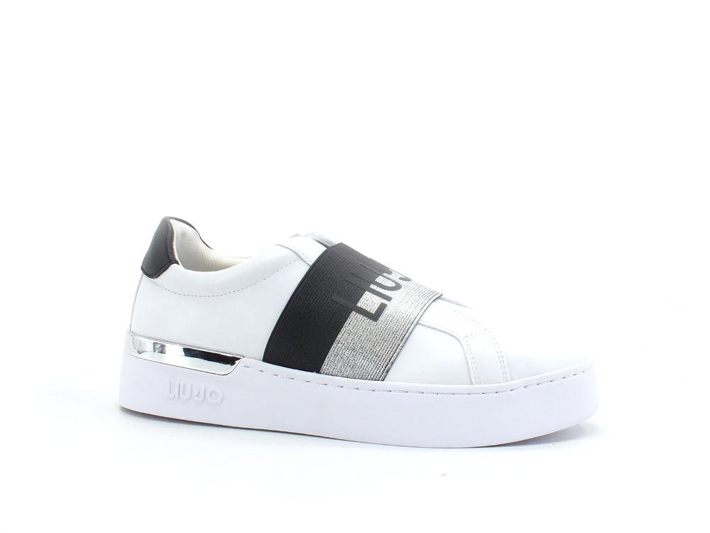 LIU JO Silvia 50 Sneaker Elastic White BA2005EX014 - Sandrini Calzature e Abbigliamento