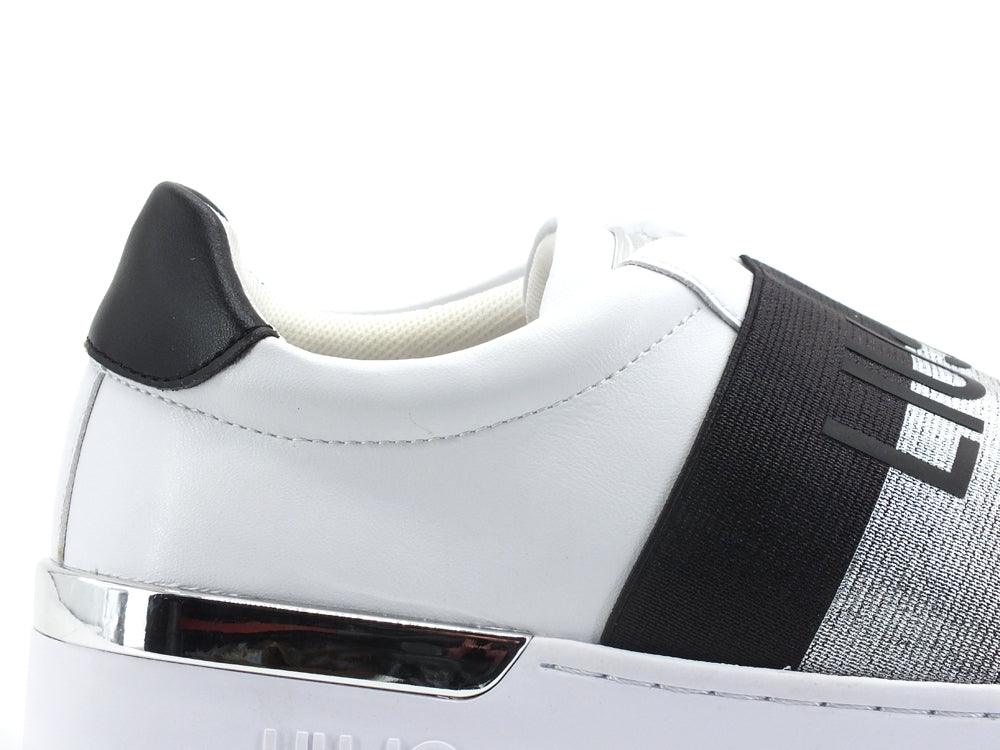 LIU JO Silvia 50 Sneaker Elastic White BA2005EX014 - Sandrini Calzature e Abbigliamento