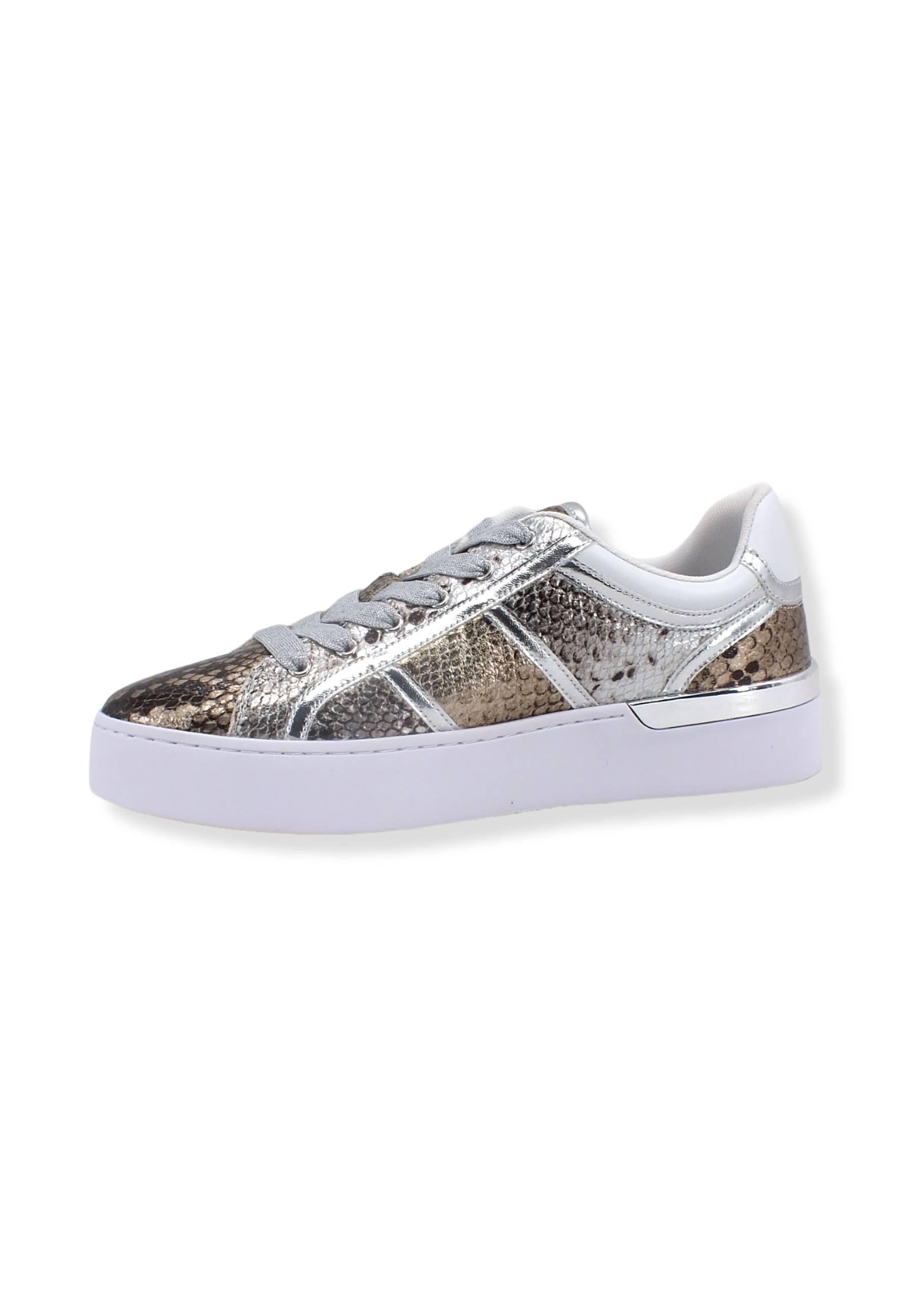 LIU JO Silvia 53 Sneaker Donna Animalier Silver Gold BF2047EX136 - Sandrini Calzature e Abbigliamento