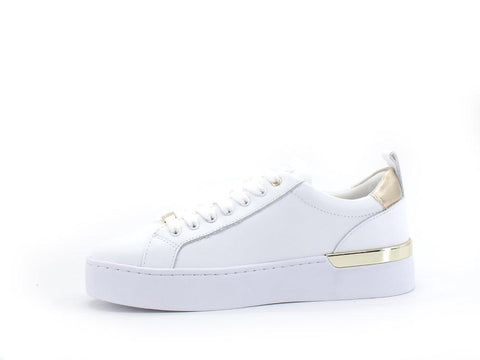LIU JO Silvia 62 Sneaker Calf Retro Gold White BA2019P0102 - Sandrini Calzature e Abbigliamento