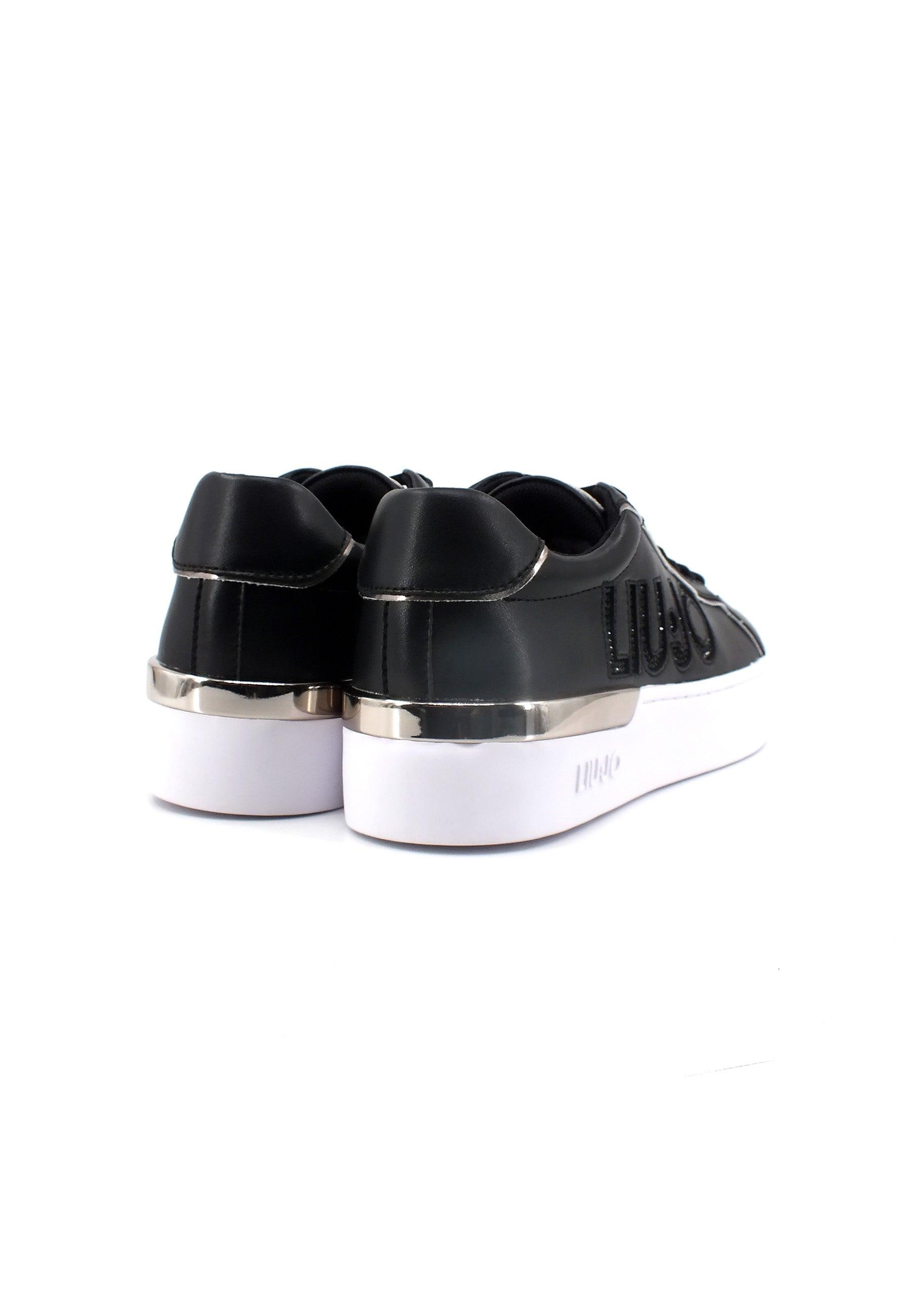 LIU JO Silvia 65 Sneaker Donna Black Pewter BF3045EX097 - Sandrini Calzature e Abbigliamento