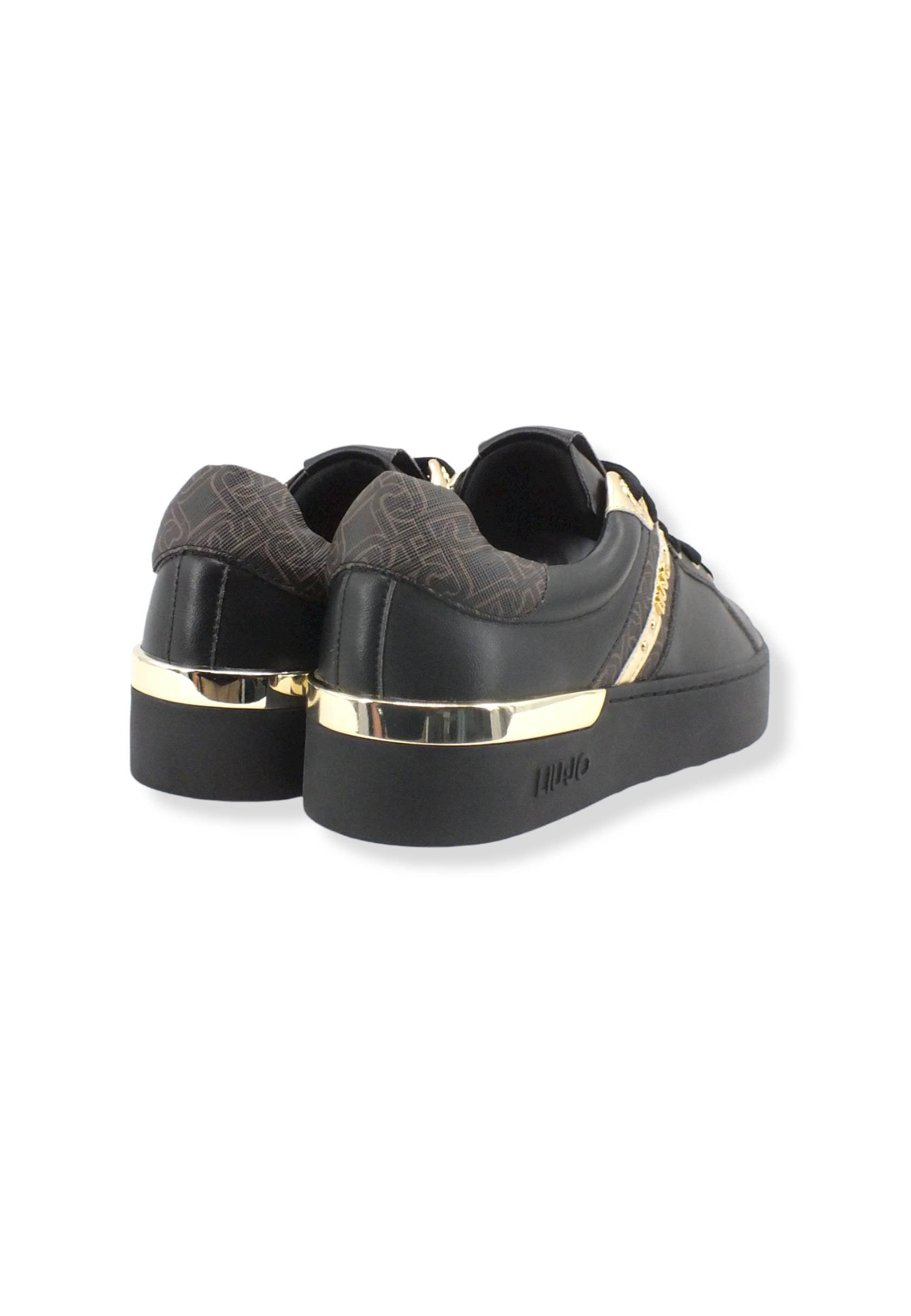 LIU JO Silvia 69 Sneaker Donna Black BF2039EX111 - Sandrini Calzature e Abbigliamento