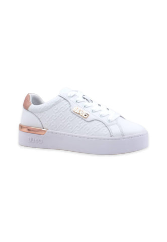 LIU JO Silvia 70 Sneaker Monogram Donna White BA3023PX298 - Sandrini Calzature e Abbigliamento