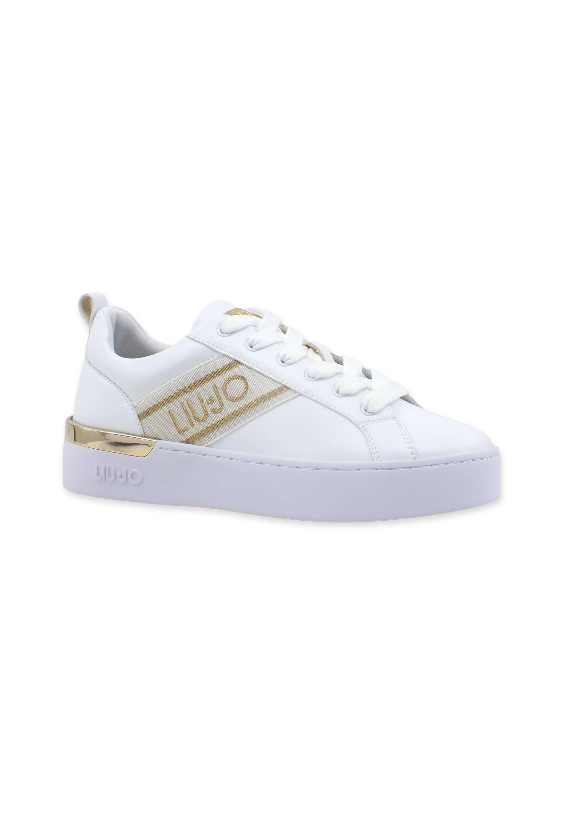 LIU JO Silvia 86 Sneaker Donna White BA3031EX014 - Sandrini Calzature e Abbigliamento